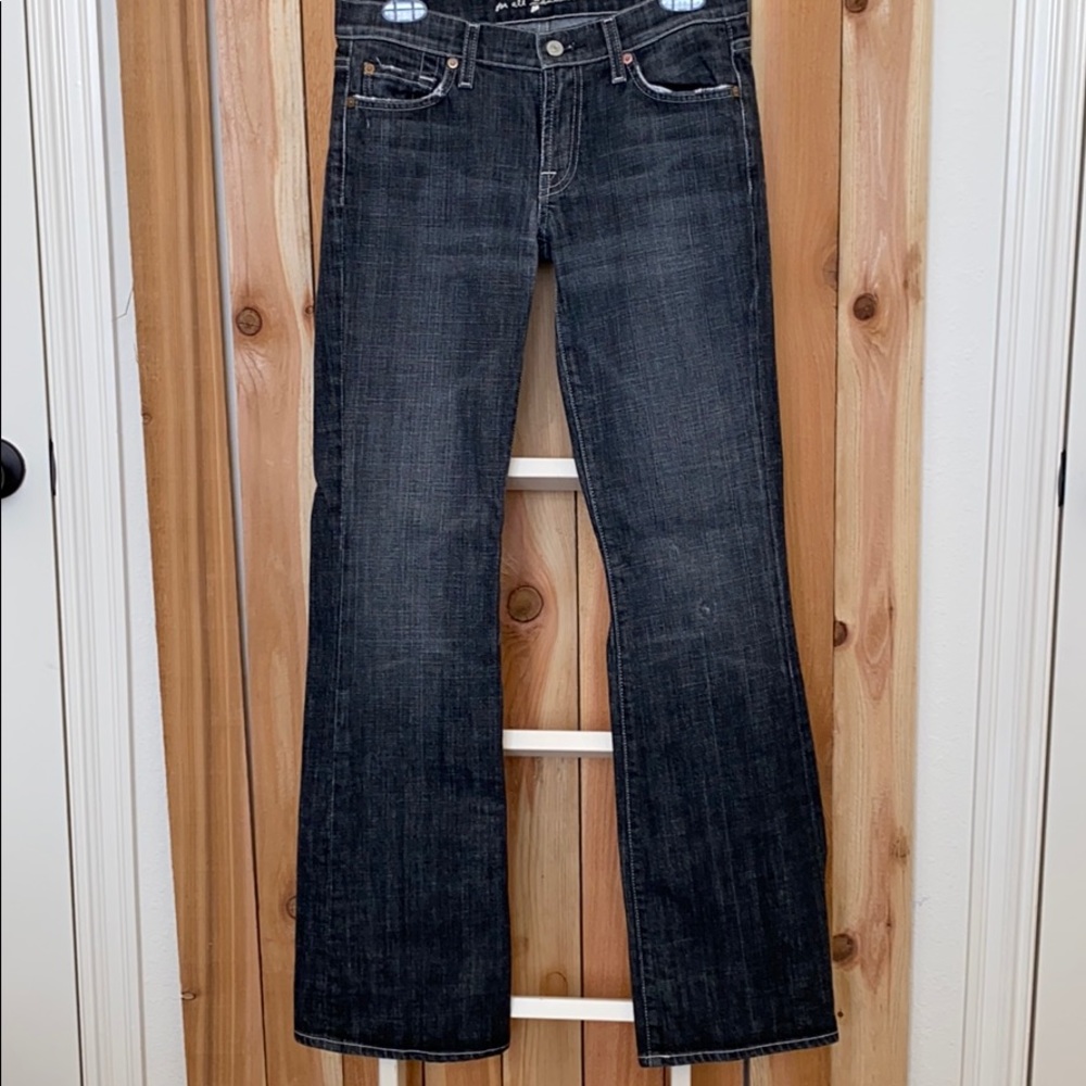 FOR ALL MANKIND Bootcut Jeans Size: 27